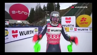 FIS Alpine Ski World Cup - Men's Slalom (Run 1) - Garmisch-Partenkirchen GER - 2023