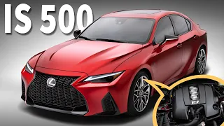 The V8 is BACK!  Introducing the 2022 Lexus IS 500 F Sport Performance