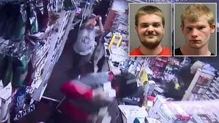 Quick-Thinking Husband and Wife Chase Robbers Away From Store With Baseball Bat