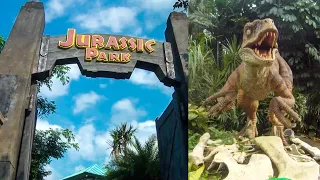 Jurassic Park Rapids Ride! Universal Studios Singapore Onride POV