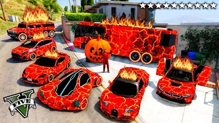 GTA 5 - Stealing LAVA SUPER CARS with Franklin! in GTA V (Real Life Cars)