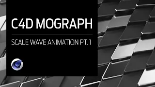 Cinema 4D - MoGraph Scale Wave Animation Tutorial