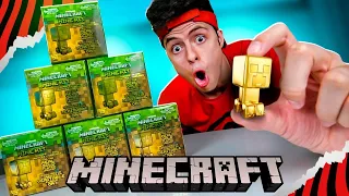 ENCONTREI O CREEPER DE OURO NESSE BRINQUEDO! (MINECRAFT)