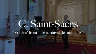 C  Saint Saens   "Volière" from " Le carnaval des animaux" for flute and piano