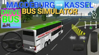 (🕹🎮GAME) DRIVE BUS - (MAGDEBURG➡️KASSEL) / PUBLIC TRANSPORT SIMULATOR - COACH