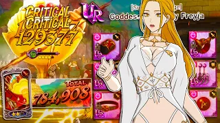 Attack Crit Gear Summer Freyja Does Some Really Impressive Damage! | 7DS Grand Cross