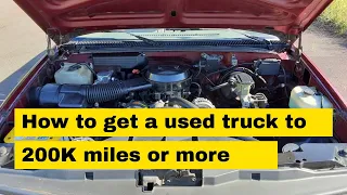 5 Tips and Tricks to Get a Used Truck to 200,000 Miles or More