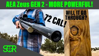 MOST POWERFUL PRODUCTION AIRGUN - OVER 1200 FT LBS!! AEA ZEUS 72 CALIBER