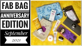 Fab bag September 2021 |Anniversary Edition unboxing