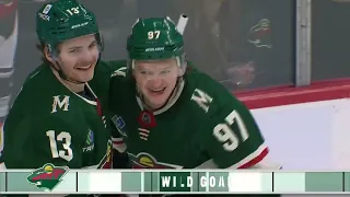 Kirill Kaprizov scores vs Stars from bad angle (29 dec 2022)