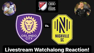Orlando City SC Vs. Nashville SC 2023 MLS Cup Playoffs East Round 1 Game 1 Livestream Watchalong