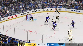 NHL 22 - Boston Bruins vs St. Louis Blues - Gameplay (PS5 UHD) [4K60FPS]