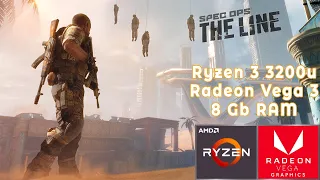 RYZEN 3 3200U | RADEON VEGA 3 | LENOVO S340 | SPEC OPS THE LINE | GAMING TEST