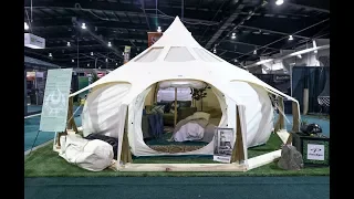 You’ve got to see inside this 200-square-foot glamping tent