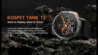 KOSPET TANK T2 Smartwatch review by COCO gadget team