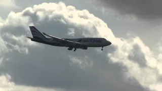 National Airlines - Boeing 747-400BCF Landing in Chicago O'Hare (ORD)