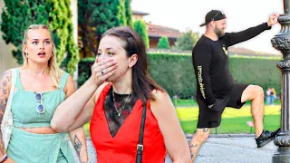 Funny WET Fart Prank in Italy! CHAOS at the Colosseum!!