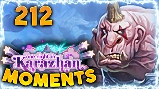 Hearthstone Karazhan Daily Funny and Lucky Moments Ep. 212 | Mogor's Champion Combo!!