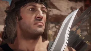 MK11 Rambo Gameplay Trailer Mortal Kombat 11 2020 Sylvester Stallone HD