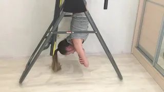 ИНВЕРСИОННЫЙ стол при ОСТЕОХОНДРОЗЕ/Inversion table for osteochondrosis