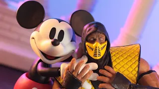 ⭐️Mickey Mouse VS Scorpion 🦂in Mortal Kombat. #stopmotion #animation #mortalkombat