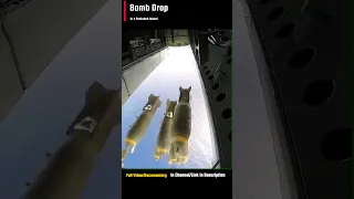 B-52H Stratofortress 🔥BOMB💣 Drop | Explosion view from Weapons Chamber | #usaf