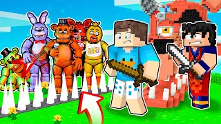 BASE DO FOXY VS APOCALIPSE DE ANIMATRONICS NO MINECRAFT!