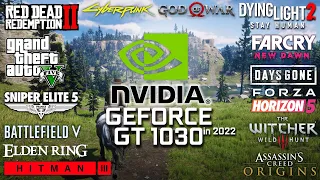 GeForce GT 1030 in 2022 - Test in 15 Games