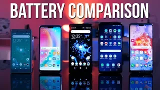 Huawei P20 Pro vs S9 Plus vs P20 Lite vs Sony Xperia XZ2 - Battery Review !