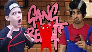 FAMÍLIA BUGIGANGA JOGANDO GANG BEASTS