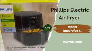 Philips Essential Air Fryer 6.2 Litres Genuine Review Model HD9270/70 XL @thereviewcouple