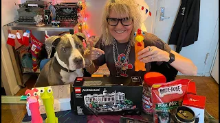 Hudson & Karla Unboxing Christmas Gifts from our Extra Good YouTube Member & Channel Supporter MK