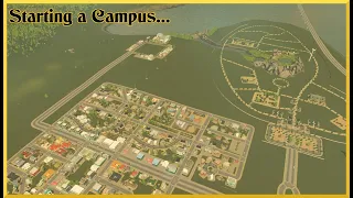 How to build a Campus area in Cities: Skylines without DLC!