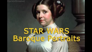 Star Wars Characters as Baroque Portraits