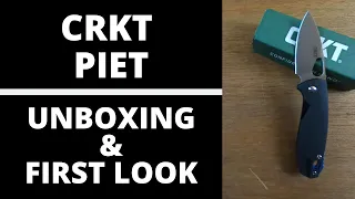 CRKT PIET UNBOXING / BUDGET EDC KNIFE FIRST LOOK. EVERYDAY CARRY