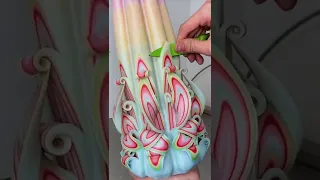 candle carving process