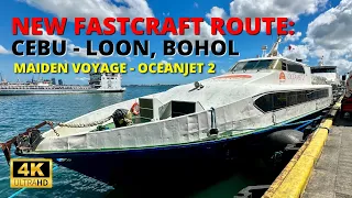 New Route Cebu City to Loon, Bohol FastCraft | Oceanjet 2 Barko Vlog