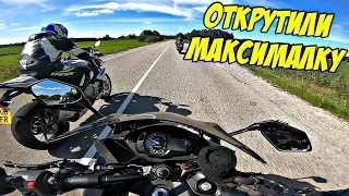 Гоняем на ДОП-ах | Открутили до максималки | BMW S1000r vs Z1000SX