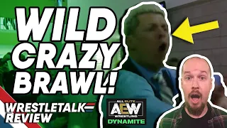 AEW Dynamite ...In About 4 Minutes (Oct. 23, 2019) ! Huge CRAZY Brawl! | WrestleTalk Review