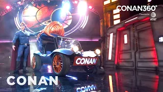 CONAN360°: Conan's Superhero Vehicle Reveal | CONAN on TBS