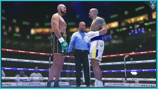 Tyson Fury vs Oleksandr Usyk Full Fight - Undisputed Boxing Gameplay