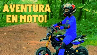 Den y Misteriosas Aventuras en el Bosque en una Motocicleta! | Aventura en Moto!