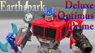 Chuck's Reviews Transformers Earthspark Deluxe Class Optimus Prime