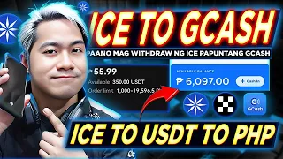 ICE TO GCASH | How to Withdraw from OKX | ICE TOKEN to USDT to PHP Tagalog Tutorial