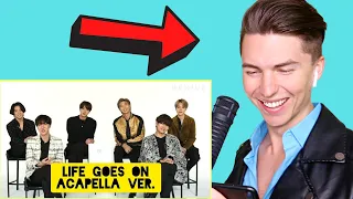 VOCAL COACH Reacts to BTS Acapella - Life Goes On