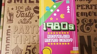 Unboxing 1980s nostalgia Retro Candy box 2021