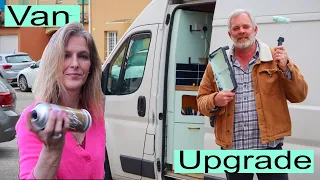 Upgrading our van after 3 years of full time vanlife!!! Featuring @ameinavan