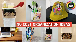 5 Simple Home Hacks, organizers,waste material reuse ideas 💡/ DIY no cost Kitchen & Home Organizers