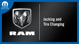 Jacking and Tire Changing | How To | 2022 Ram 1500 DT
