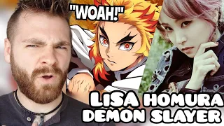 First Time Hearing LiSA "HOMURA" | Demon Slayer: Kimetsu no Yaiba | Reaction